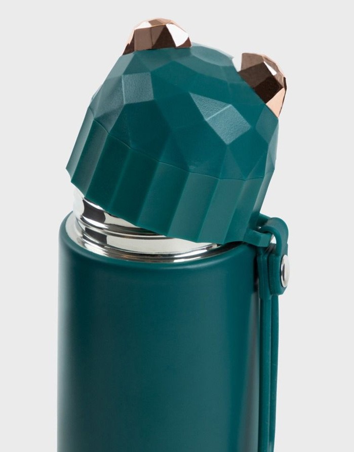 Thermos "GATTO Bear Green", 380 ml
