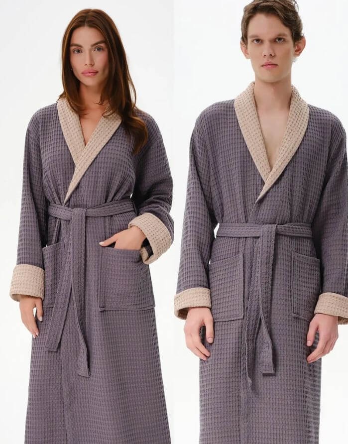Халат "Waffle Emo Dark Grey"