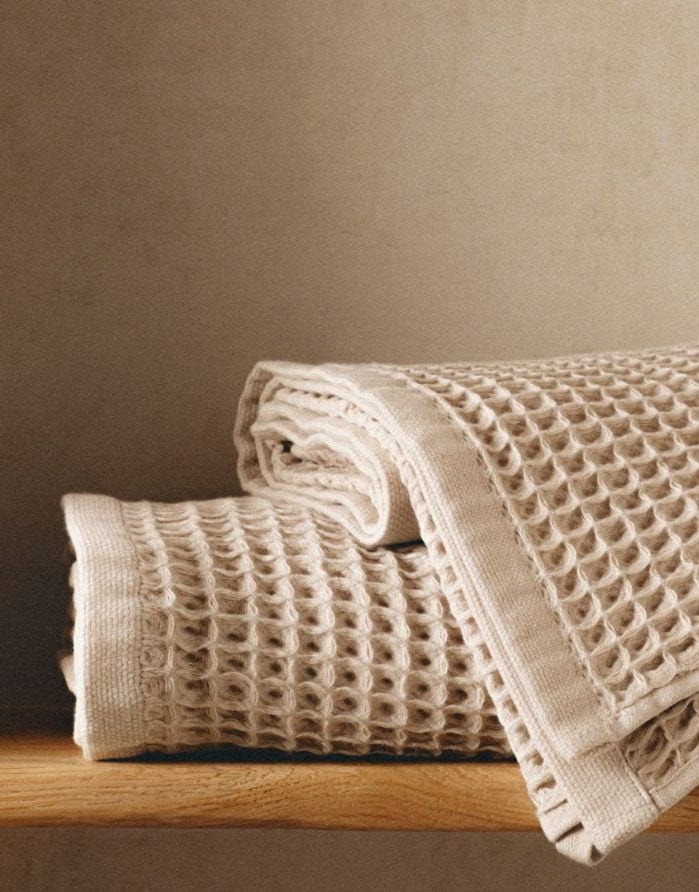 Cotton Towel ''Vafell Beige''