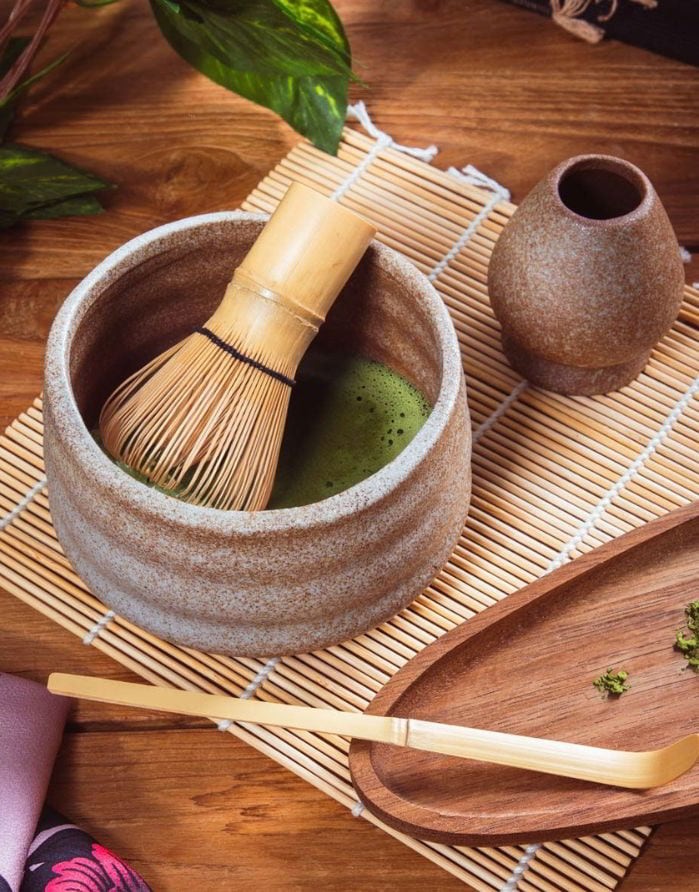 Matcha kafijas pagatavošanas komplekts "Matchai Yunomi" 4 gab