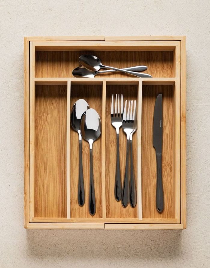 Поднос для столовых приборов "Bambou Natural Drawer"