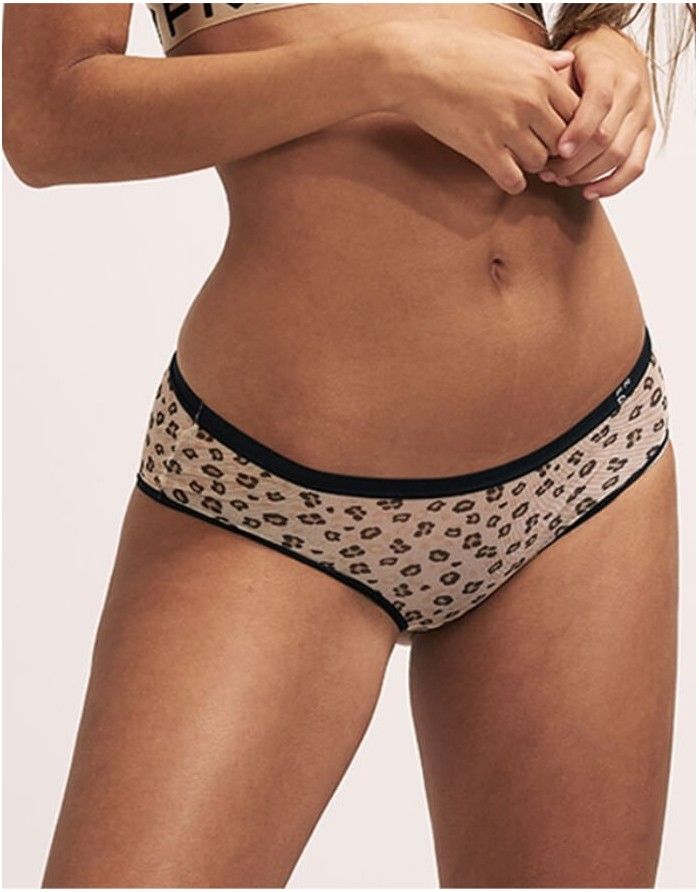 Женские трусики Classic "Thin Mesh Leopard"