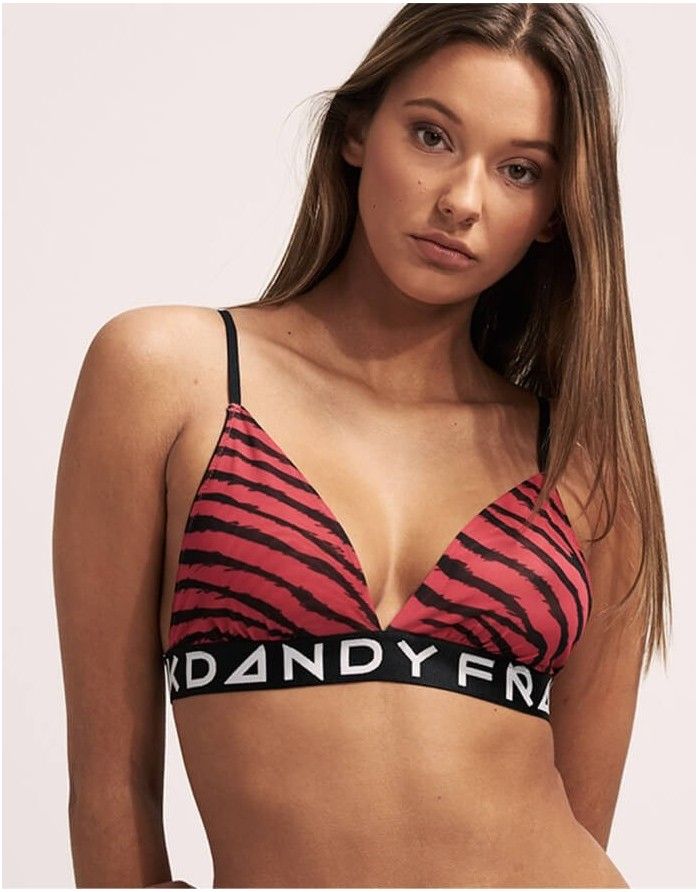 бюстгальтер Bralette "Thin Mesh Zebra"