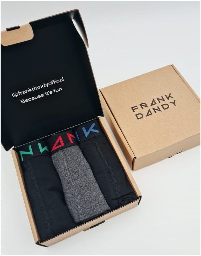 Vīriešu biksītes "Patch Organic Box" 3 gab