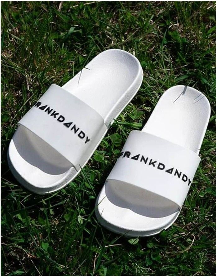 Slippers "Logo Pool White"