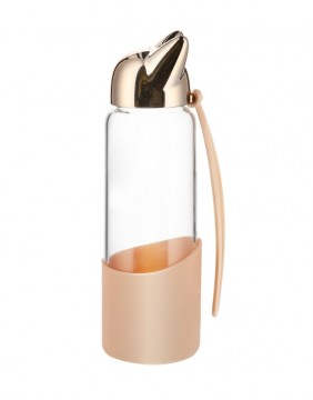 Стеклянная бутылка для напитков "Foxy Pink"