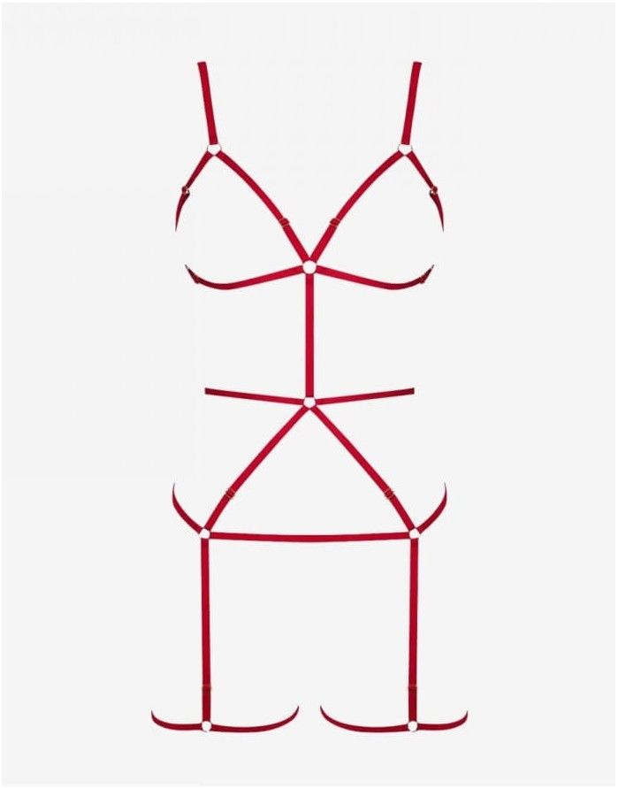 Ķermeņa iejūgs "Vanessa Red"