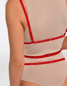 Ķermeņa iejūgs "Vanessa Red"