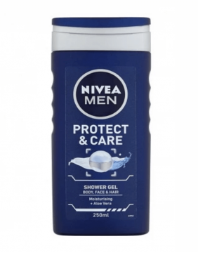 Shower gels "NIVEA Protect & Care 3in1", 250 ml