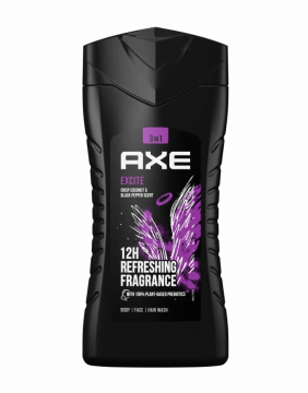 Shower gel "AXE Excite 3in1", 250 ml