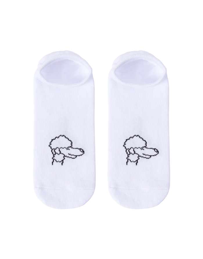 Children's socks "White Poodle"