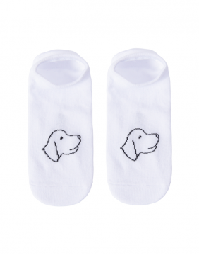 Children's socks "White Beagle"