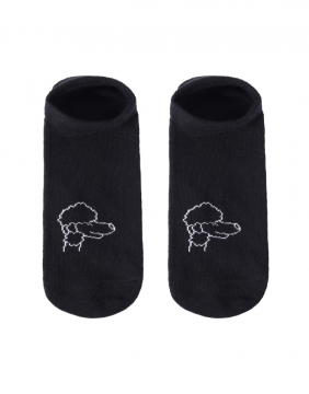 Unisex socks "Black Poodle"