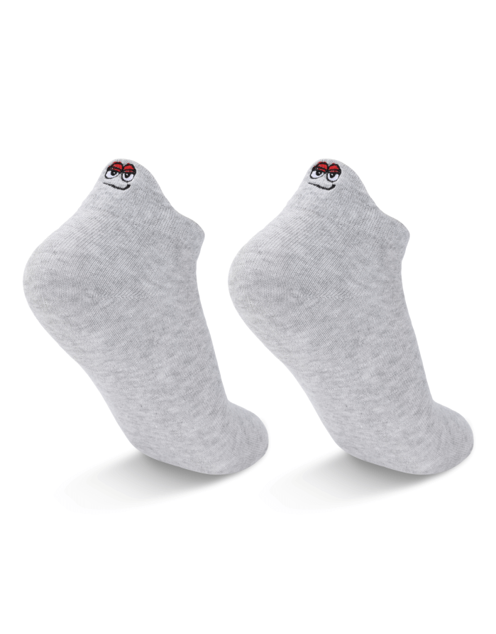 Children's socks "Grey smile"