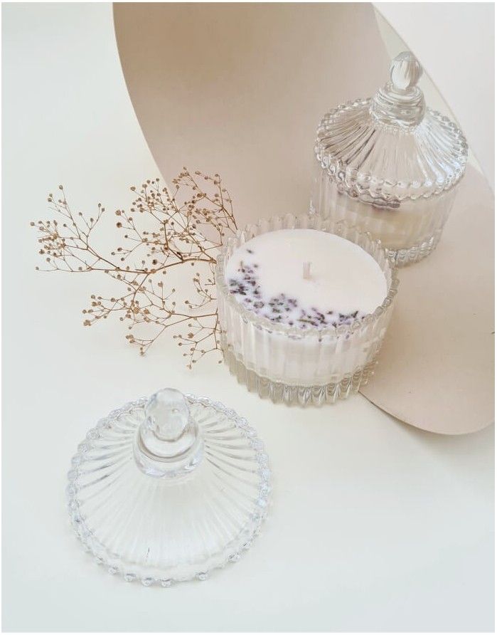 Свеча из соевого воска "Luxe Flower"