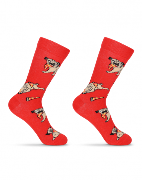 Unisex zeķes "Pizza Buddy"