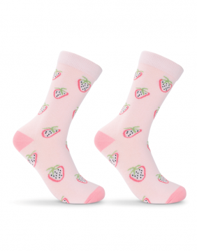 Women's socks "Pink Strawberries"
