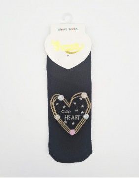 Children's socks "Gold Heart"