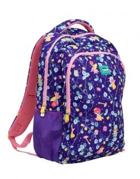 Рюкзак с 2 молниями Fairy Tale Lilac 21 l