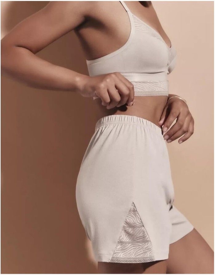 Shorts "Zebra Nude"