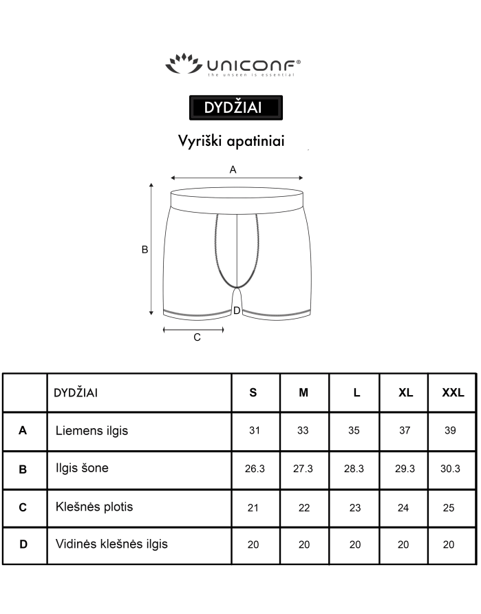 Vīriešu biksītes Multicolor Set 3 gab.