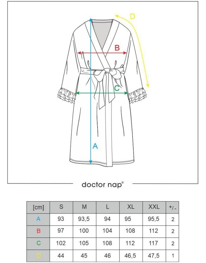 Bathrobe "Grace Grey"