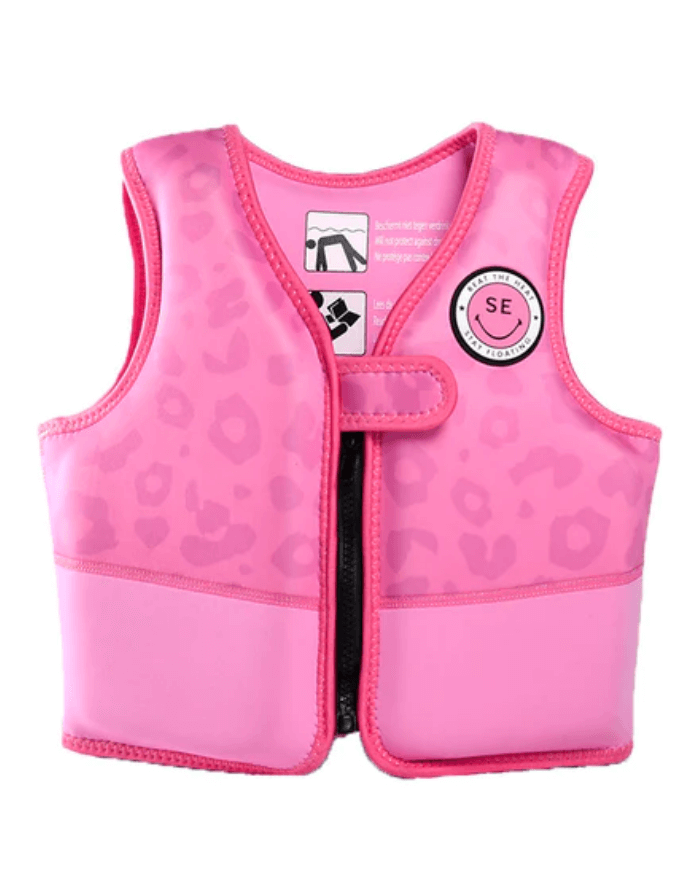 Swimming vest Neon Leopard 4-6m