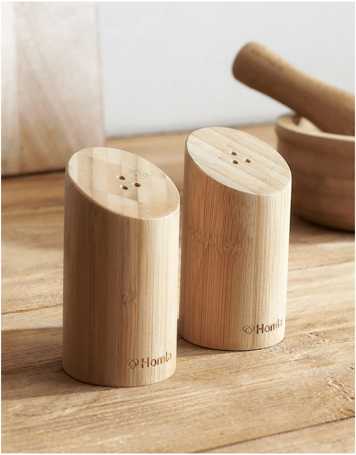 Salt and pepper shaker "Bambou"