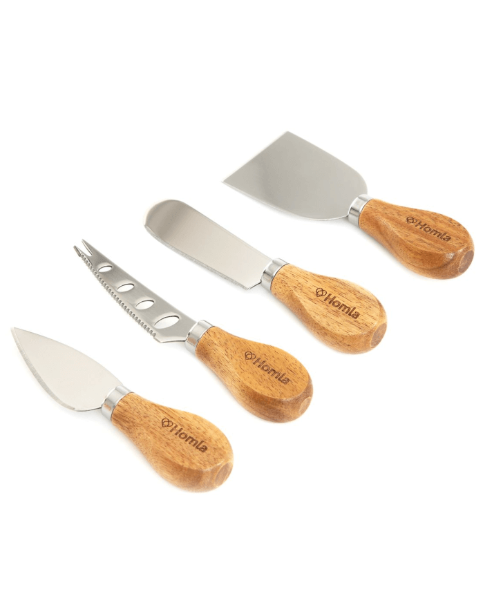 Cheese knife set "Mooka" 4 pcs
