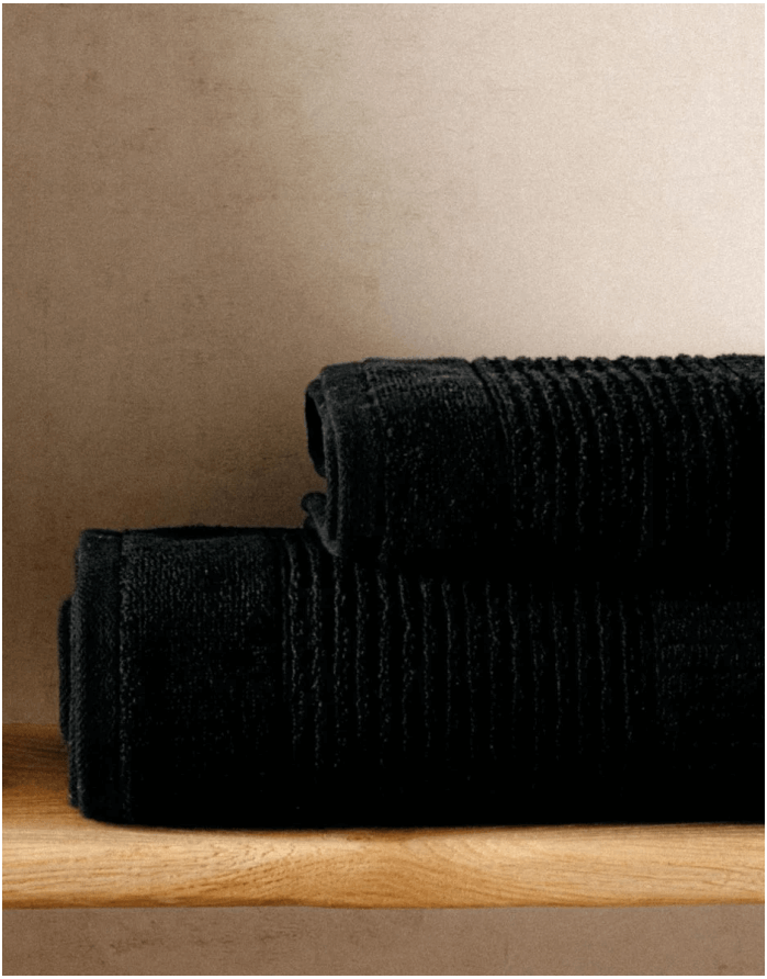 Kokvilnas dvielis "Naltio Black"