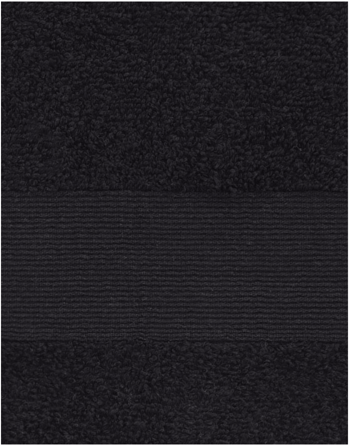 Kokvilnas dvielis "Bafi Black"
