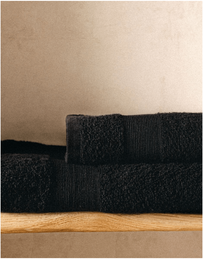 Kokvilnas dvielis "Bafi Black"