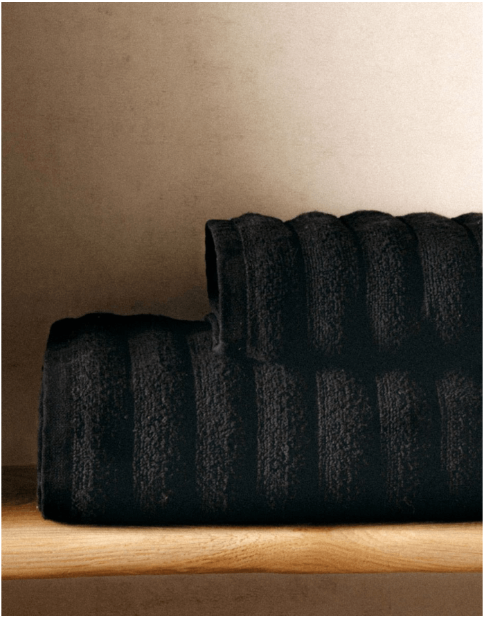 Cotton Towel "Astri Black"