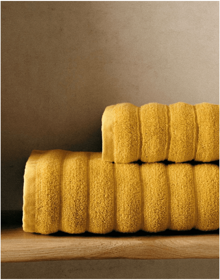 Kokvilnas dvielis "Astri Mustard"