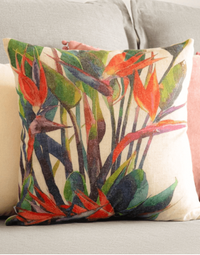 Spilvenu pārvalks "Heliconia" 45x45 cm