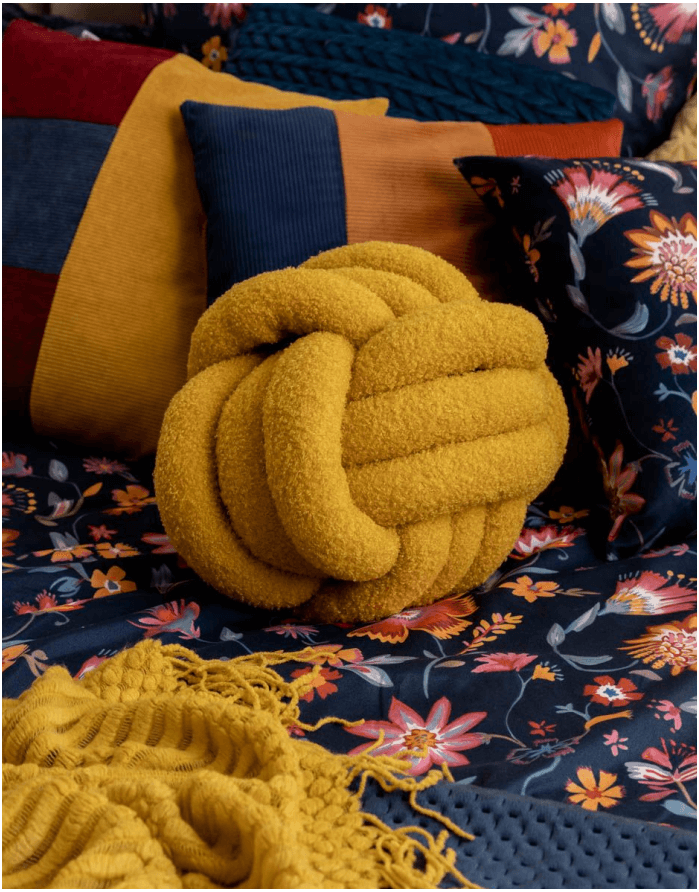 Декоративная подушка "Hibi Yellow" 30 см