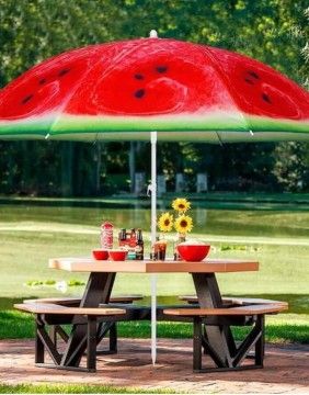 Beach umbrella "Watermelon"