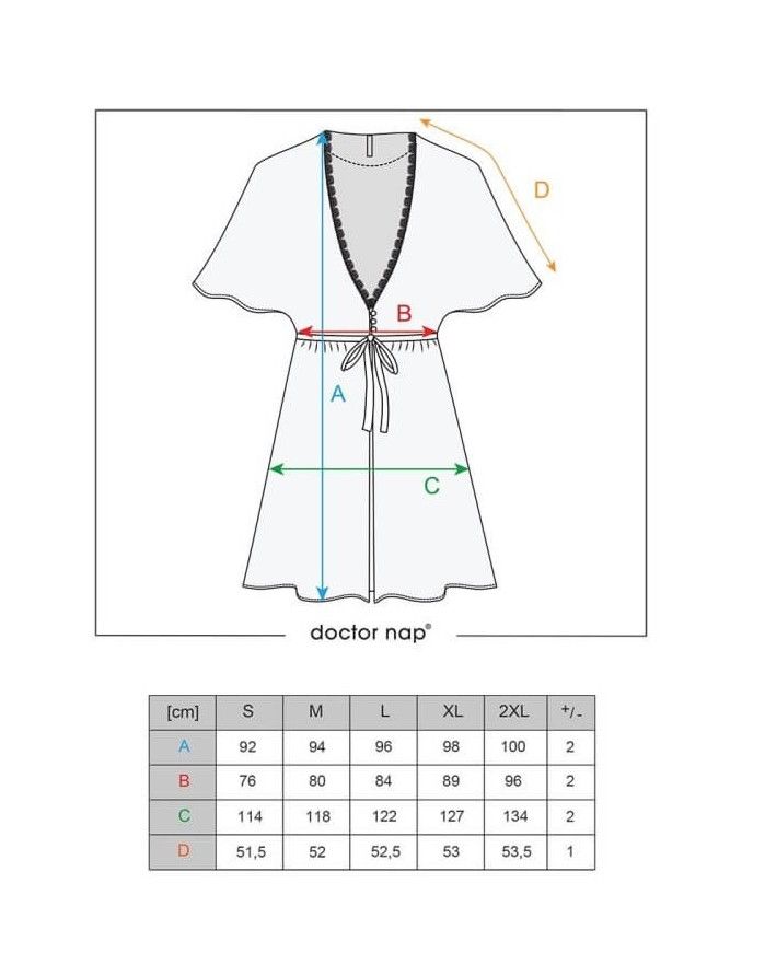 Bathrobe "Nancy Black"