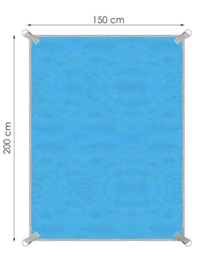 Beach blanket Blue 200x150 cm