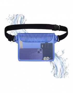 Waterproof waist bag "Blue"