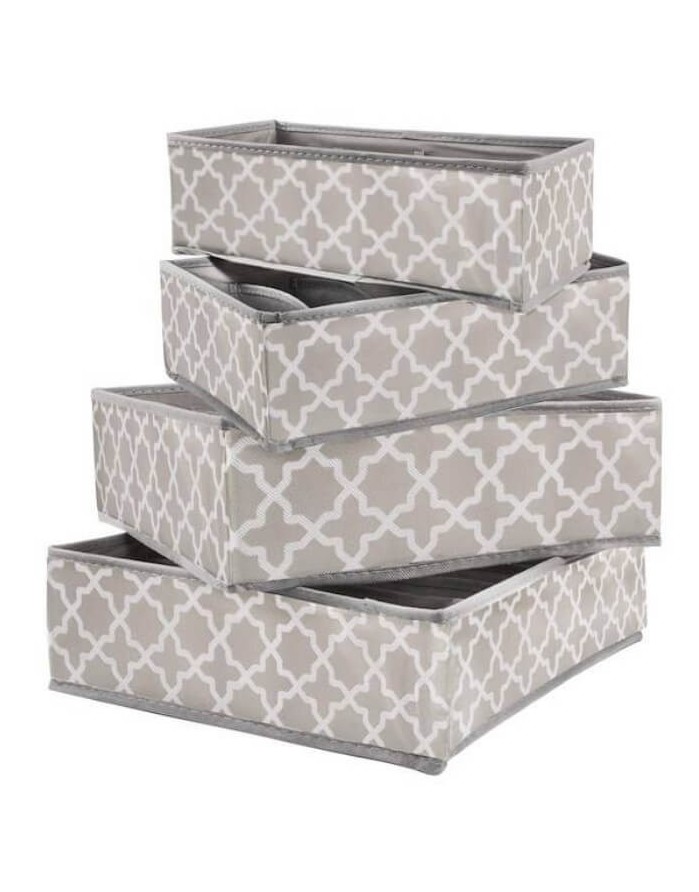 Folding drawer organisation set "Rombi"