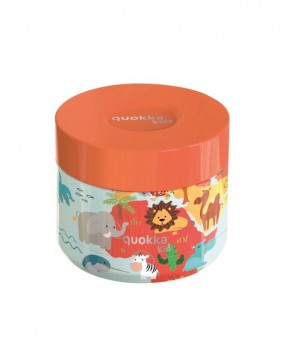 Thermo food jar "Mini zoo", 369 ml