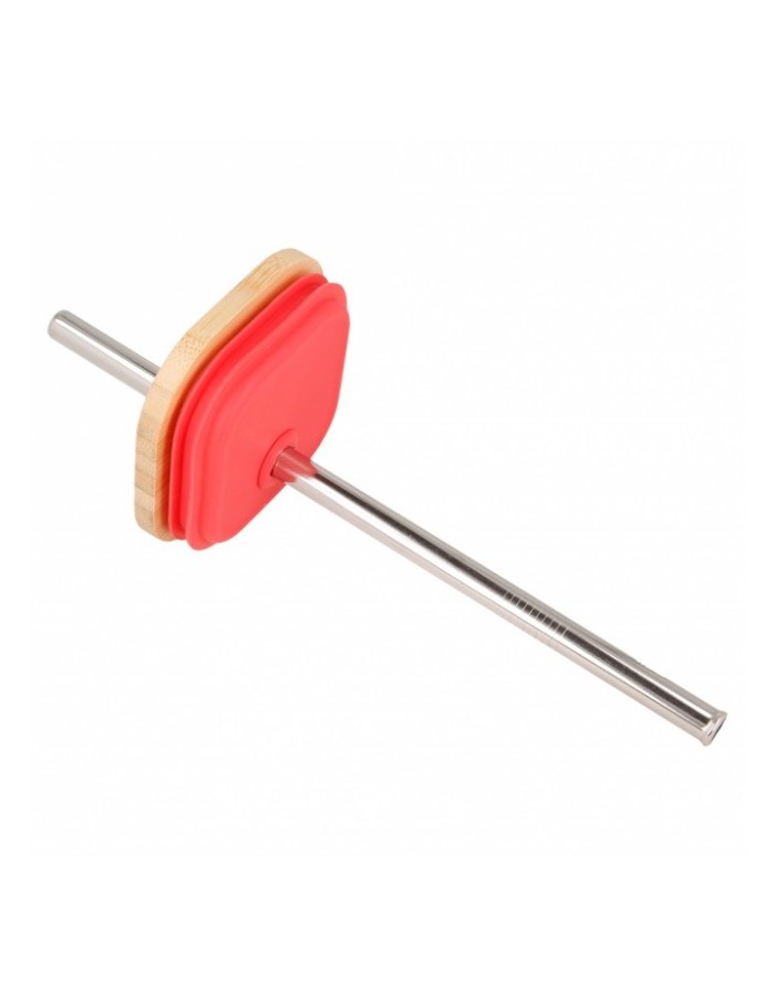 Glass with straw "Cherry Candy", 540 ml