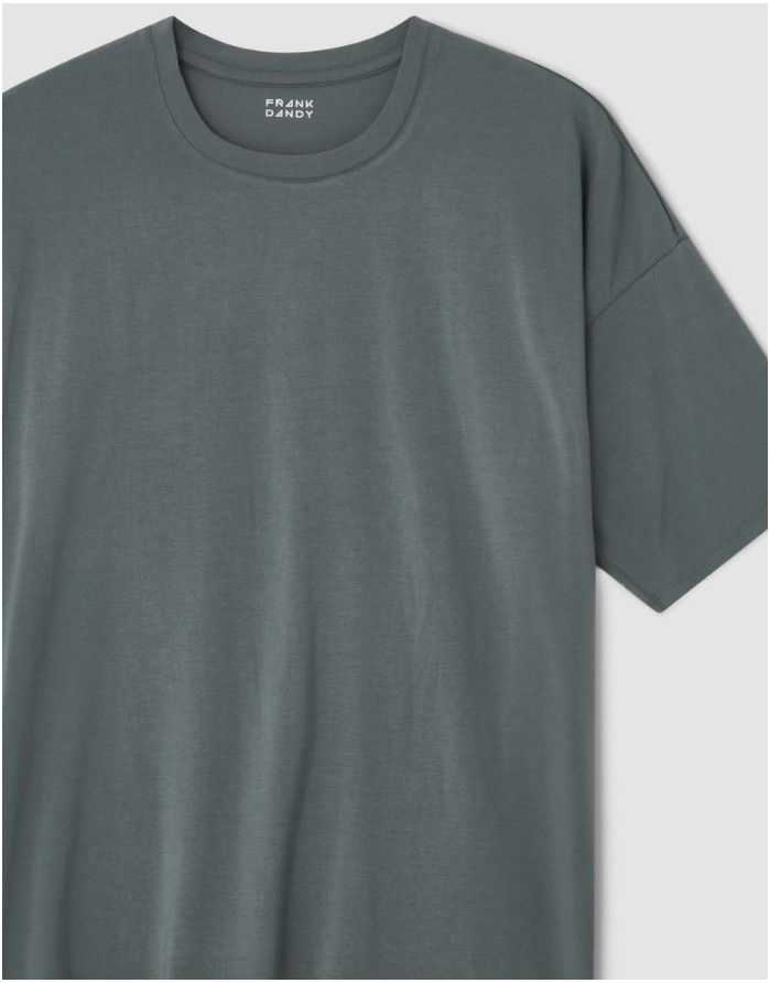 T-shirt "Bamboo Oversize Khaki Grey"
