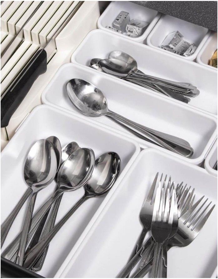 Drawer organizer "Dela White"