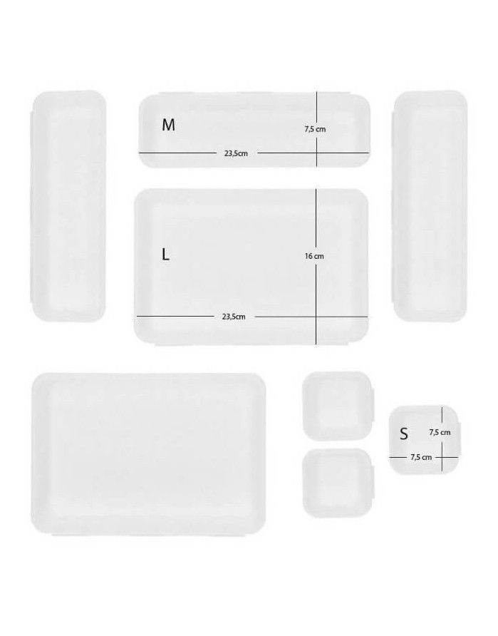 Drawer organizer "Dela White"