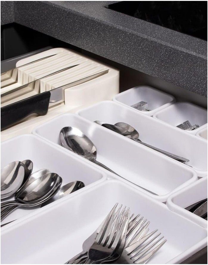 Drawer organizer "Dela White"