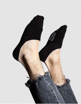 Vīriešu zeķes "Bamboo Invisible Black" 3 gab