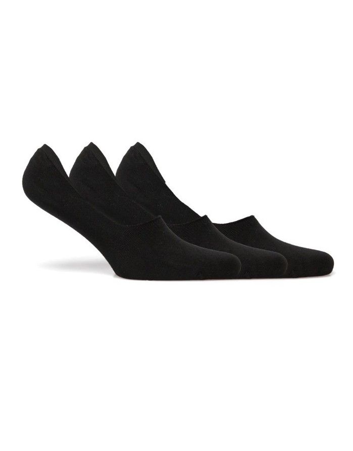 Vīriešu zeķes "Bamboo Invisible Black" 3 gab