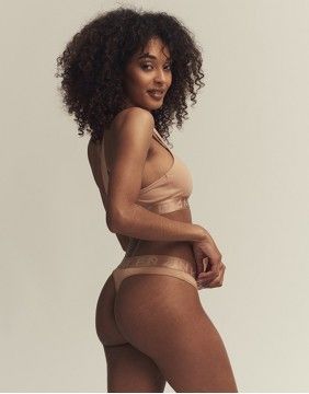 Sieviešu biksītes String "Legend Organic Beige"